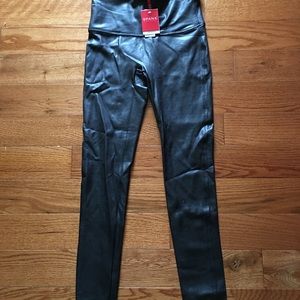 NWT Spanx faux leather leggings